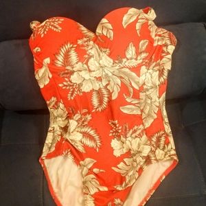 Leilani swimsuit, size 8, coral